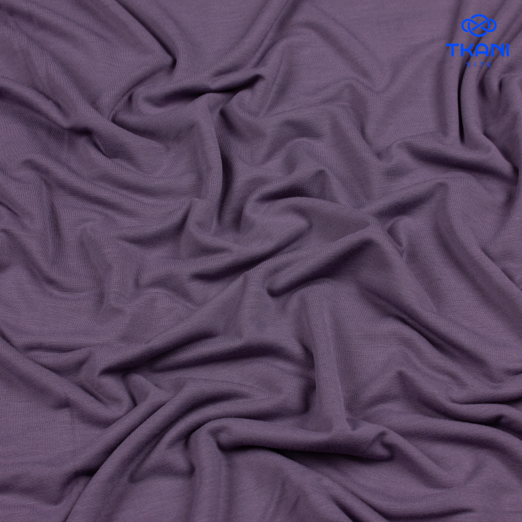 1322. Кулирная гладь. Модал. Лавандовый дым. - фото 1