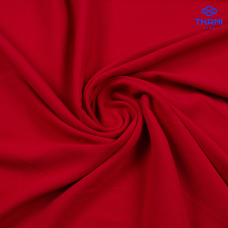 1330. Костюмно-плательная поливискоза. Castor. Красный.