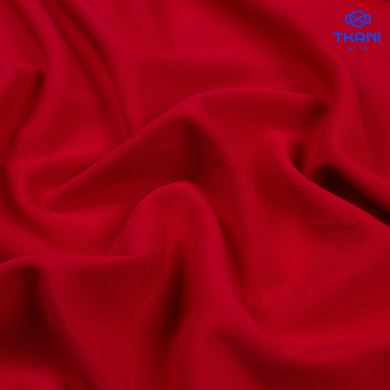 1330. Костюмно-плательная поливискоза. Castor. Красный.