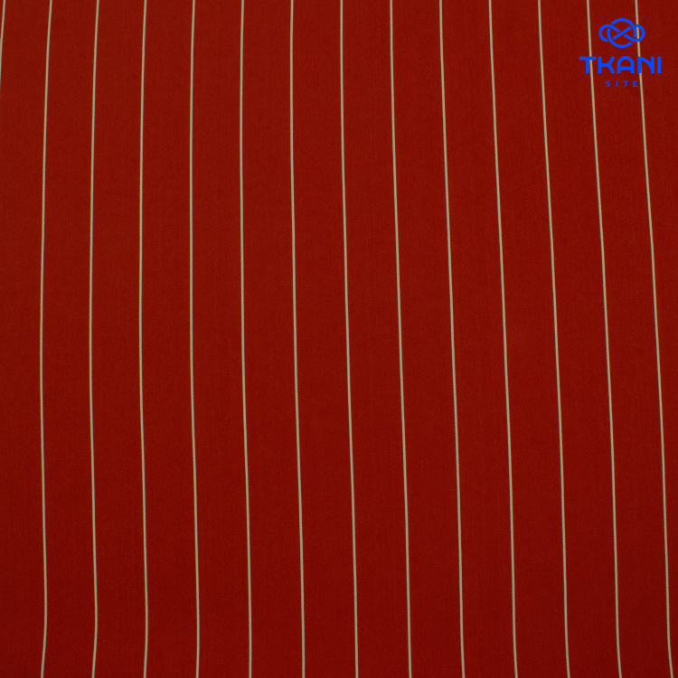 1332. Костюмно-плательная. В полоску. - фото 1