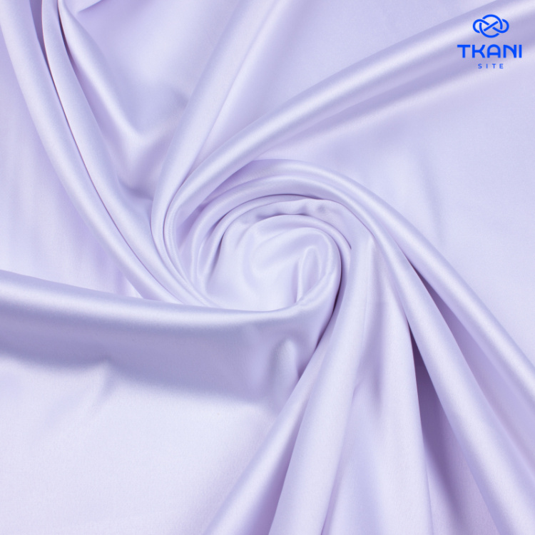 2257. Костюмно-плательный атлас. Белый