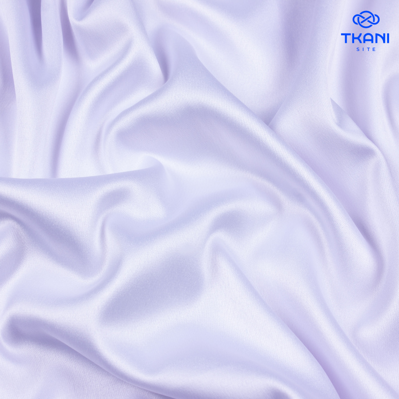 2257. Костюмно-плательный атлас. Белый