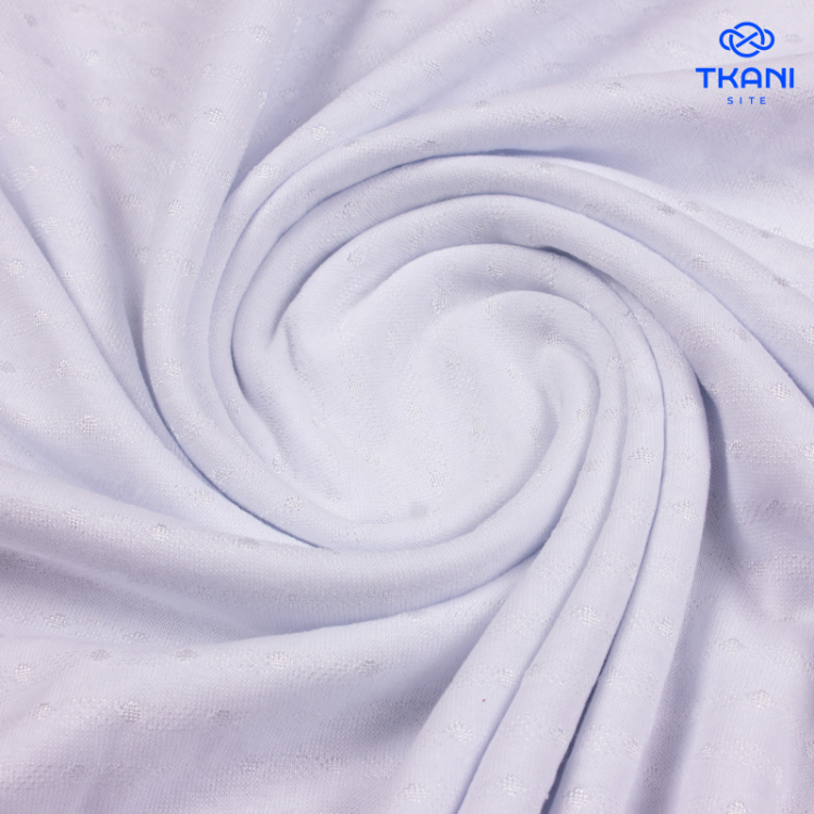 2278. Кулирная гладь. Чулок. Жаккард. Белый