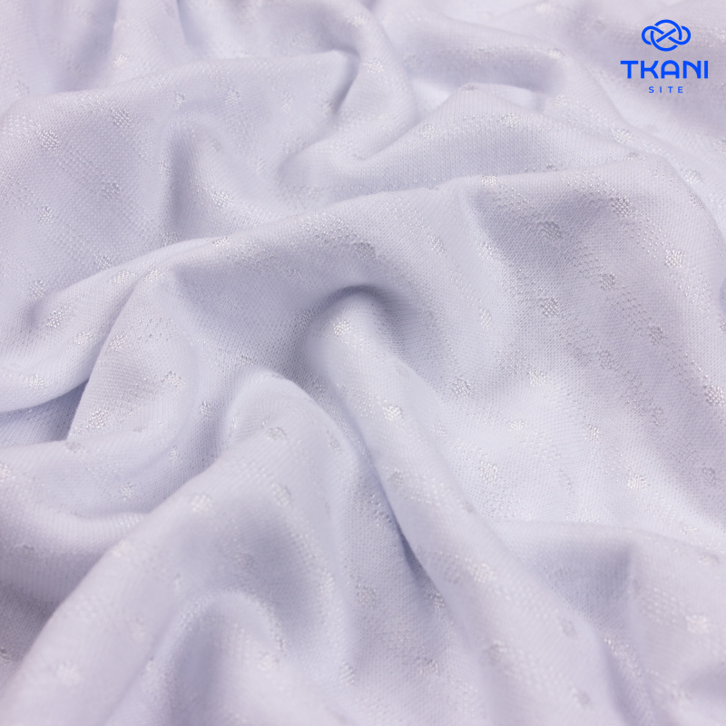 2278. Кулирная гладь. Чулок. Жаккард. Белый