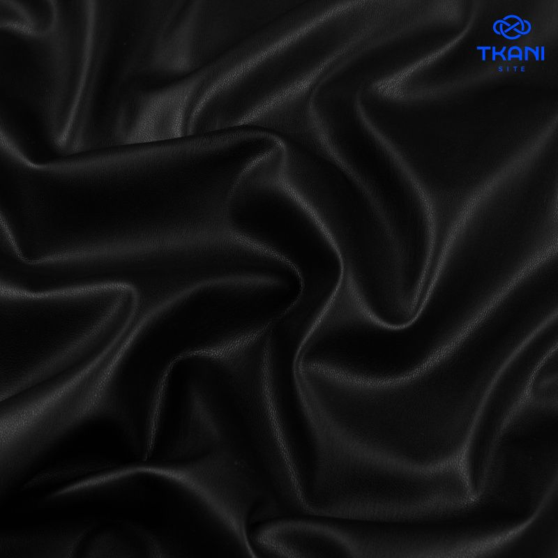 2284. Экокожа на замше. Черный