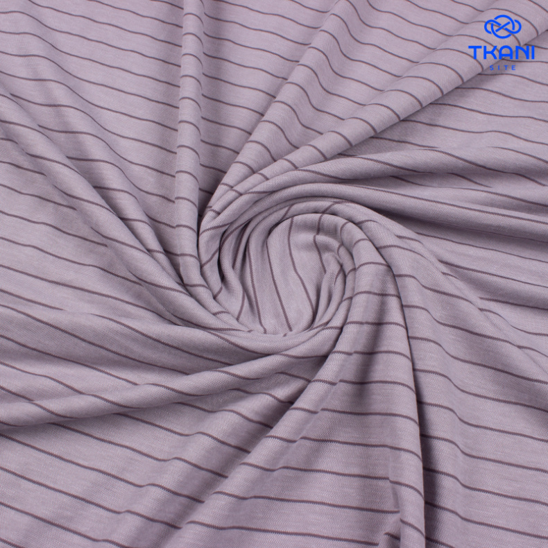 74528. Трикотажное полотно. Лакоста. В полоску. от Tkani.site