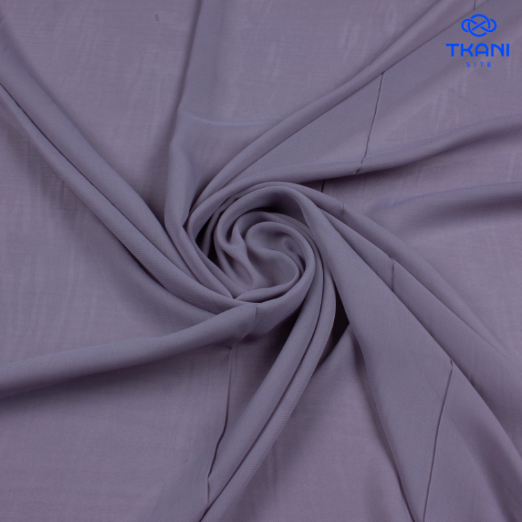 2296. Шифон. Серый