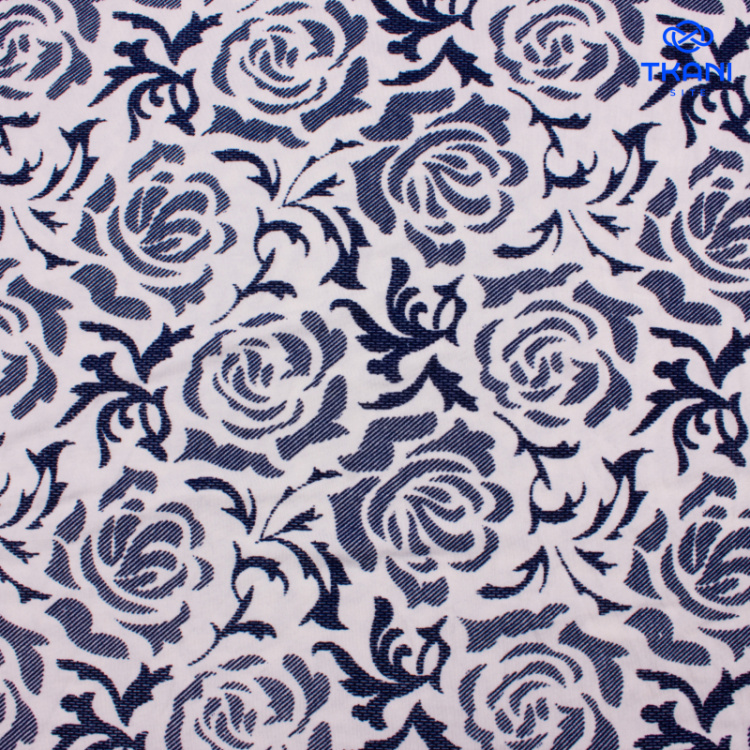 2317. Трикотажное полотно. Масло. Принт. Флок