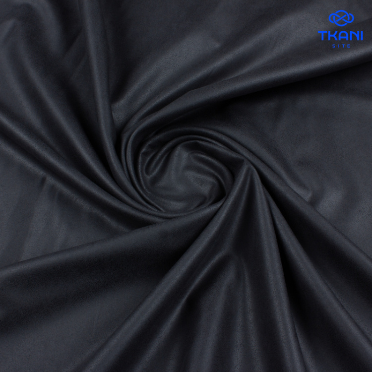 1341. Плательная замша. Графит.