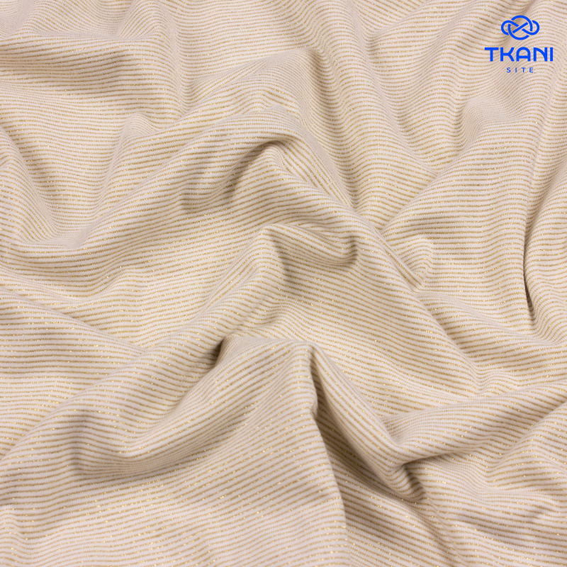 1345. Кулирная гладь с метанитом. В полоску.