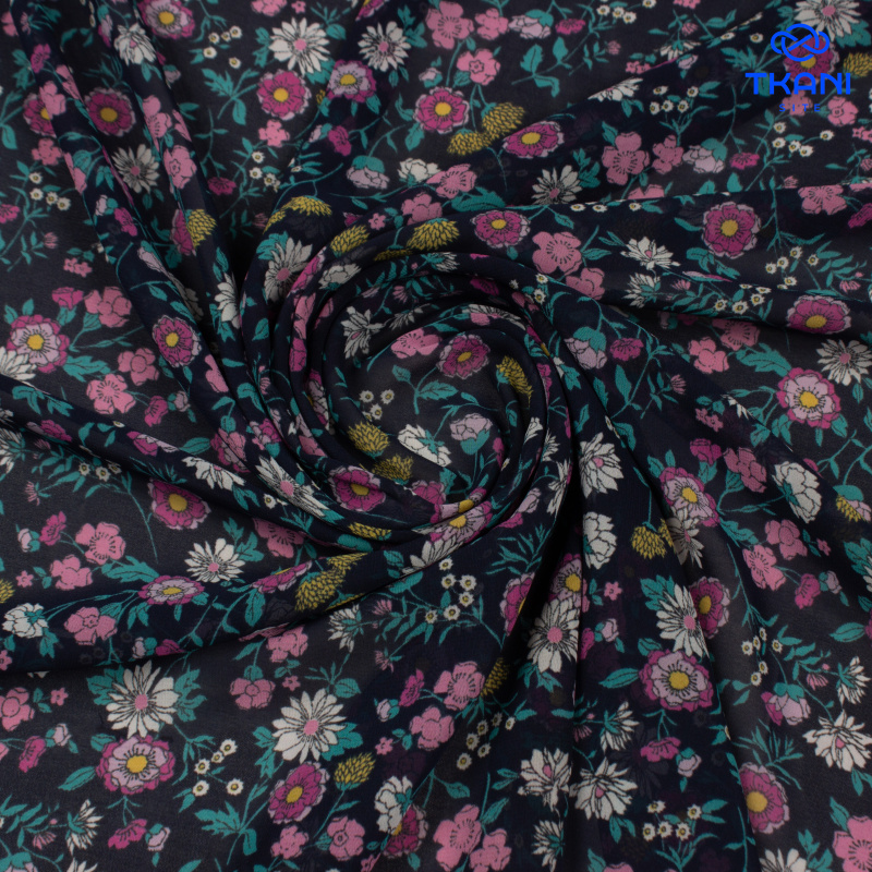 90607. Шифон. Принт.