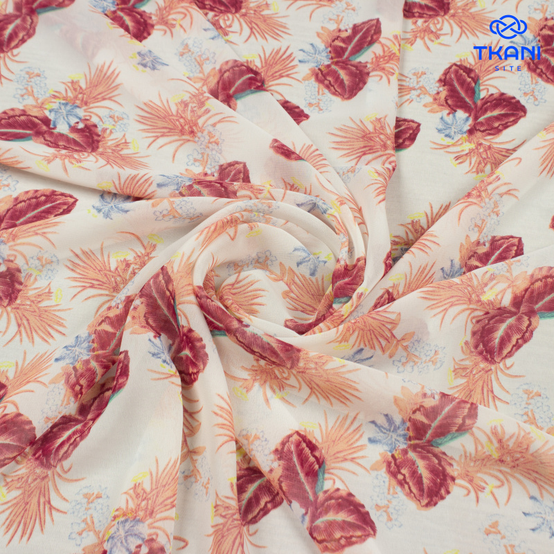 90554. Шифон. Принт.