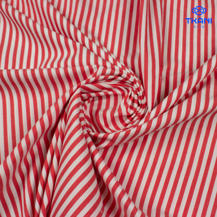 80652. Плательная. Хлопок с вискозой. В полоску