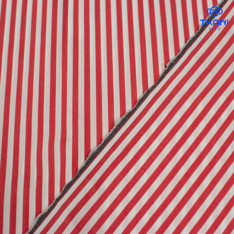 80652. Плательная. Хлопок с вискозой. В полоску