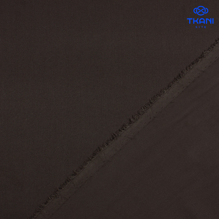 1352. Костюмная поливискоза. Шоколад. - фото 2