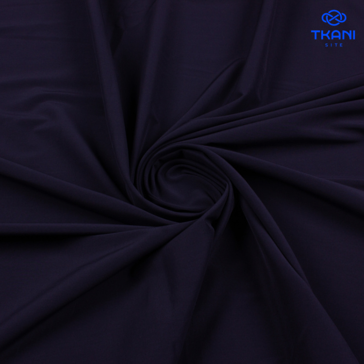 1357. Вискозный поплин. Темно-синий.