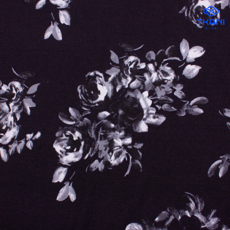 1365. Трикотажное полотно. Принт.