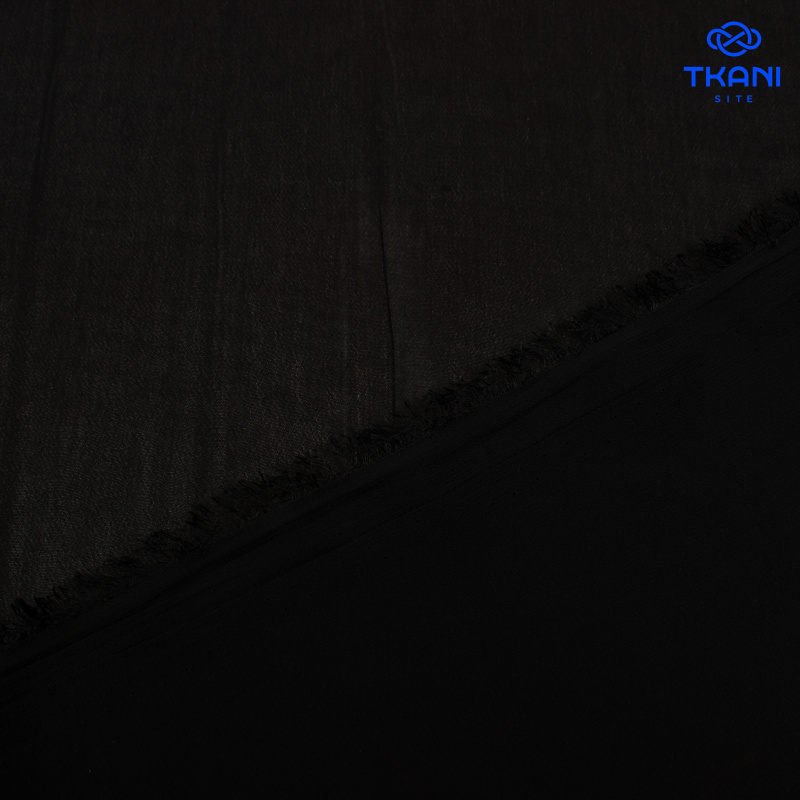 80796. Шифон. Черный/