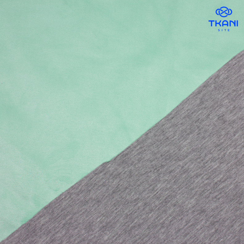 2325. Замша дублированная кулирной гладью. Тиффани от Tkani.site