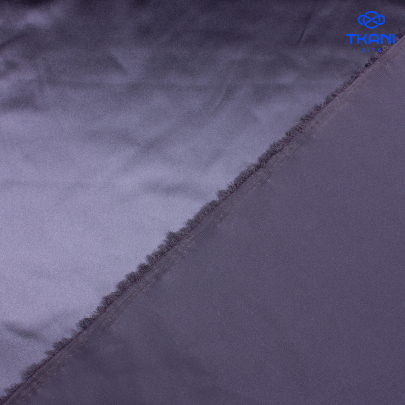 1374. Плательный атлас. Серый жемчуг.