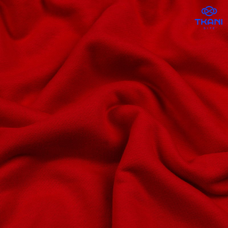 2337. Футер 3х нитка. Петля. Красный