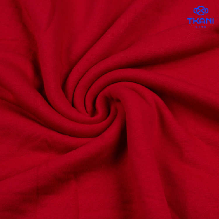 2339. Футер 3х нитка. Петля. Красный