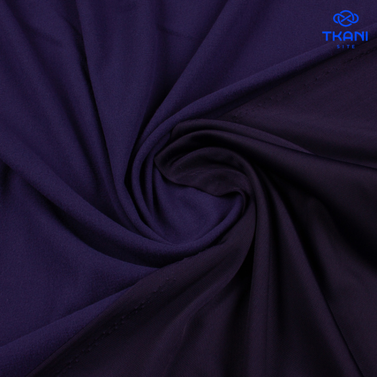 1398. Трикотажное полотно с начесом. Адидас. Темно-синий.