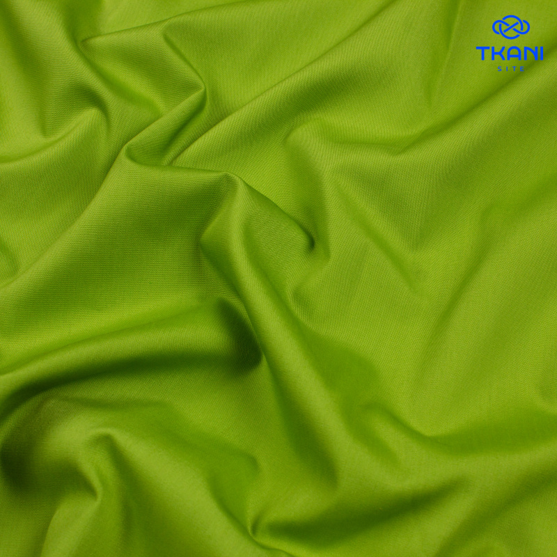 1257. Хлопок. Тиси. Идеален для медицинской одежды. Зеленый Ара. Уценка!!!