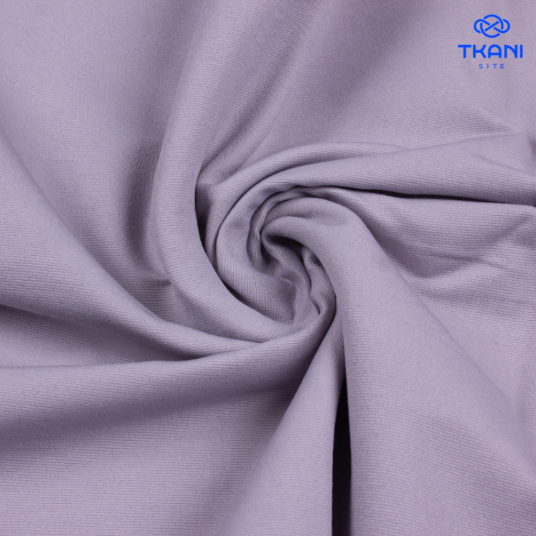 2352. Костюмно плательная. Хлопок. В рубчик. Лунный камень. Уценка!!!