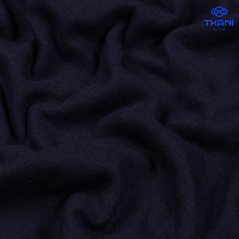 1404. Рибана с начесом. Чулок. Темно-синий.