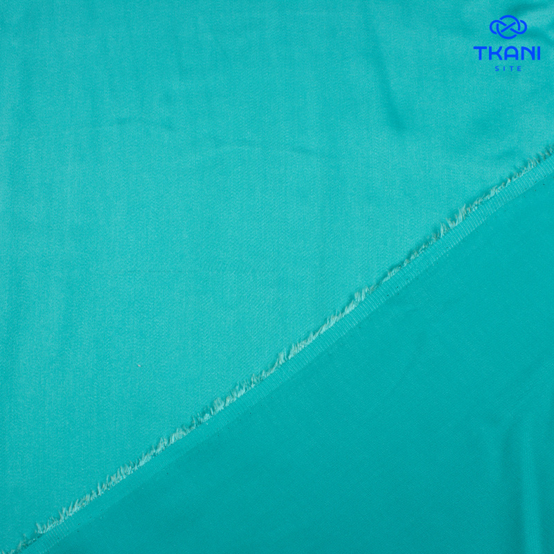 73192. "Шелковый" тонкий сатин. Бирюзовый.