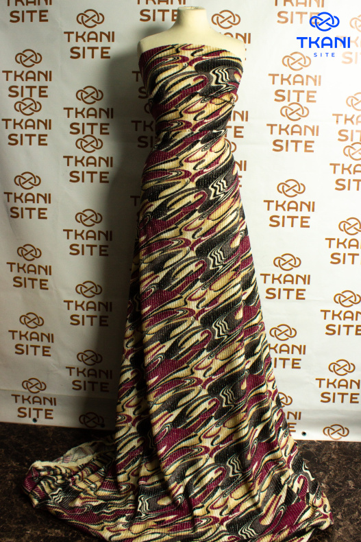 80359. Трикотажное полотно Мона Лиза. Лапша. Польша от Tkani.site