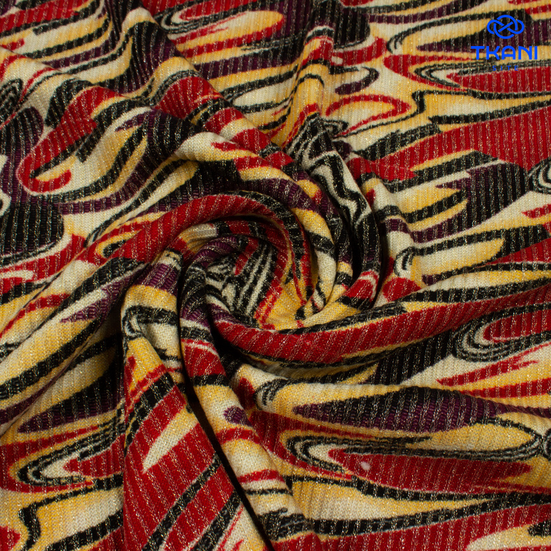 80362. Трикотажное полотно Мона Лиза. Лапша. Польша. от Tkani.site