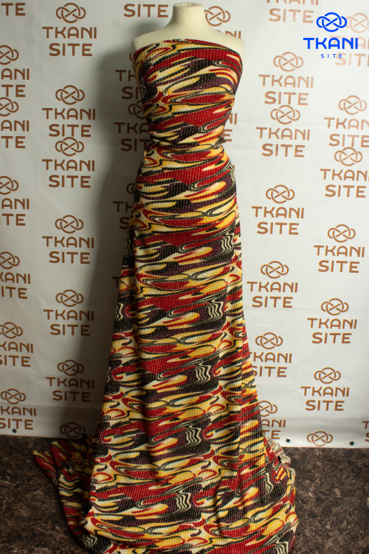 80362. Трикотажное полотно Мона Лиза. Лапша. Польша. от Tkani.site