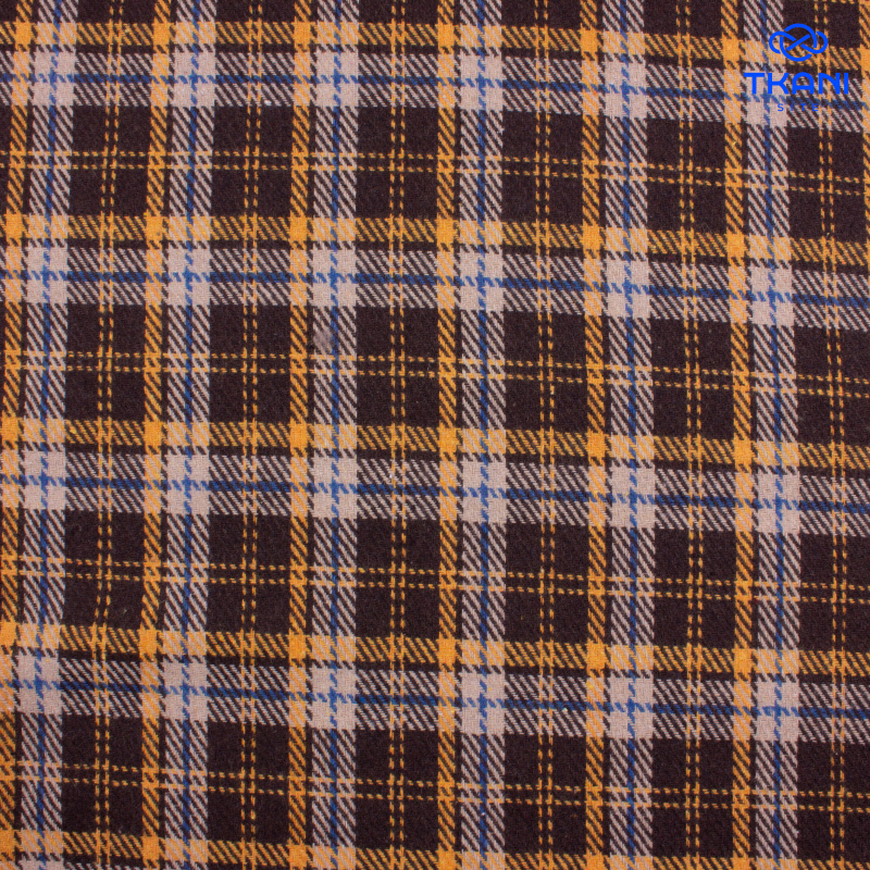 1413. Костюмная. Фланель. В клетку.