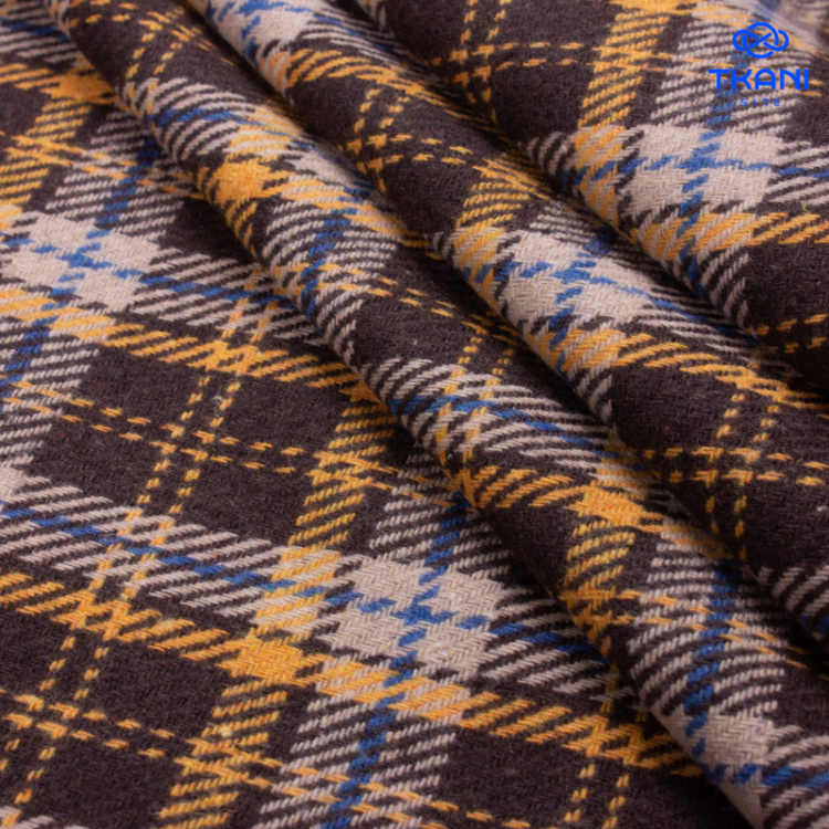 1413. Костюмная. Фланель. В клетку. Уценка!!!