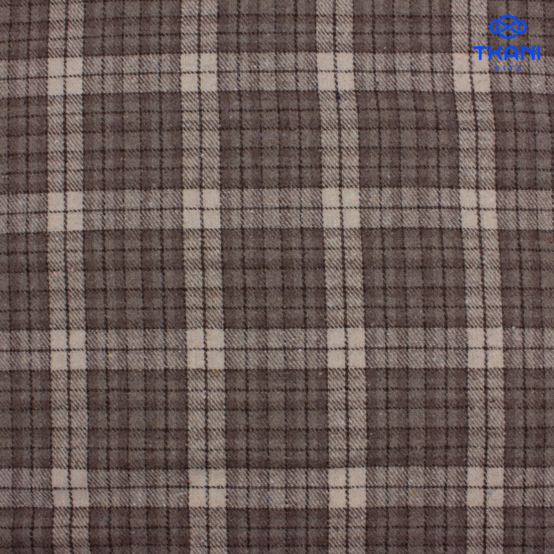 1414. Костюмная. Фланель. В клетку.