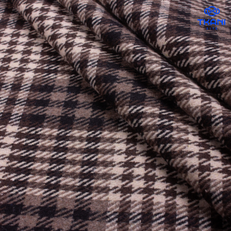 1415. Костюмная. Фланель. В клетку. Уценка!!! от Tkani.site