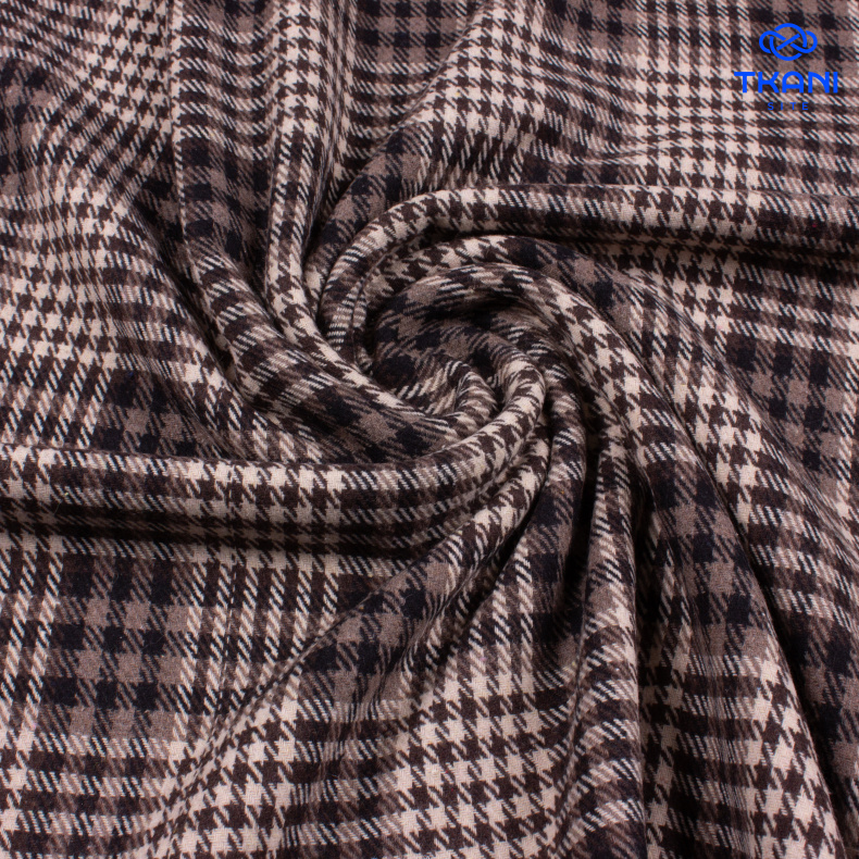 1415. Костюмная. Фланель. В клетку. Уценка!!! от Tkani.site