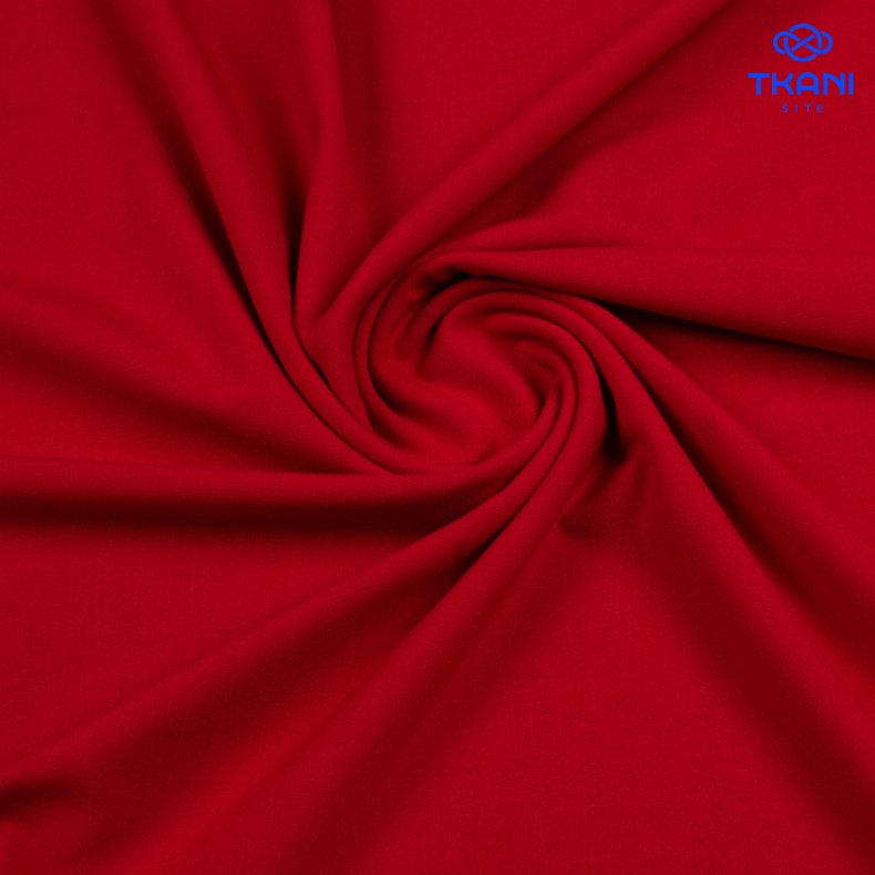 1427. Костюмная поливискоза. Красный. от Tkani.site