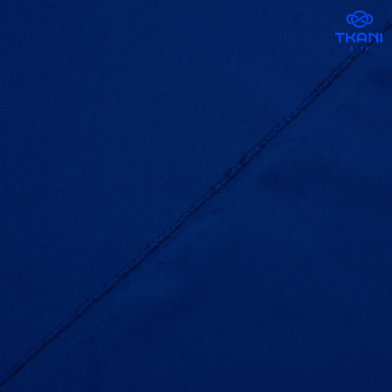 1428. Костюмная поливискоза. Космический синий.