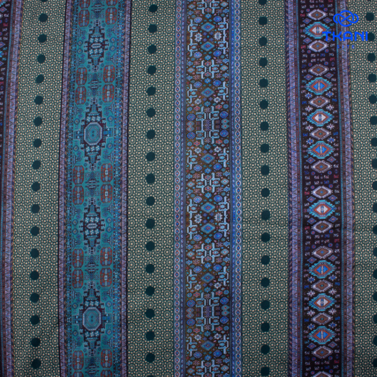 1431. Искусственный шелк. Армани. Цифровая печать.