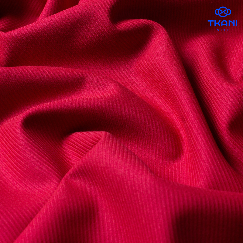 1441. Костюмная поливискоза. Диагональ. Сальса.