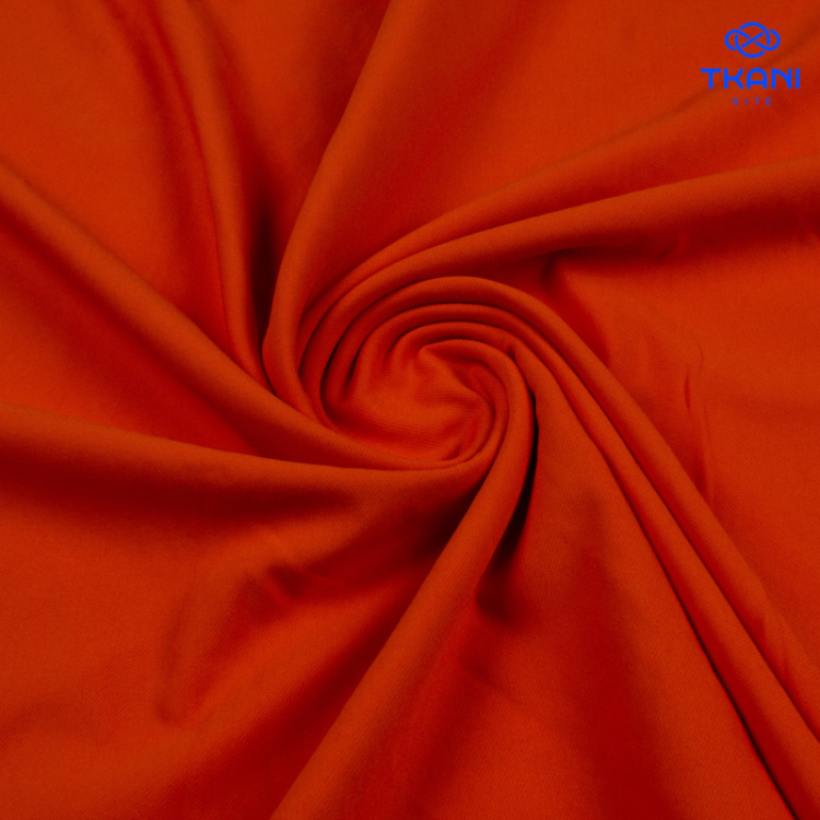 1445. Костюмная поливискоза. Castor. Оранжевый.