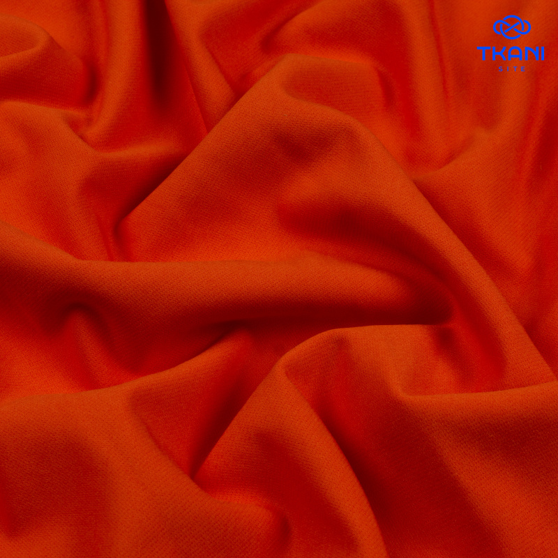 1445. Костюмная поливискоза. Castor. Оранжевый.