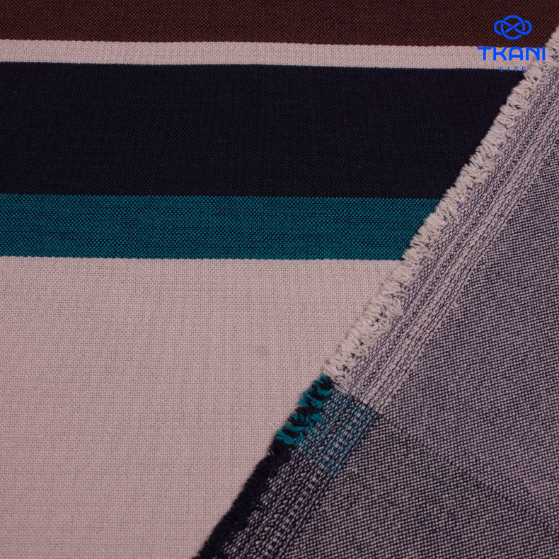 2373. Костюмная вискоза. В полоску от Tkani.site