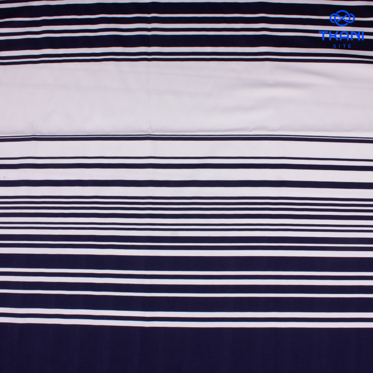 2375. Сатин. Хлопок. В полоску - фото 1