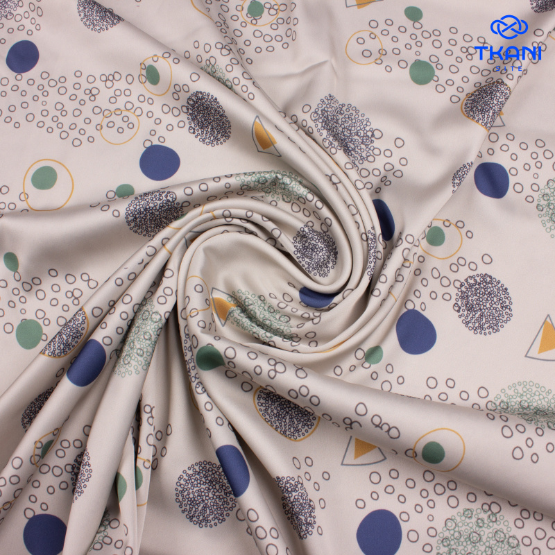 1455. Искусственный шелк. Армани. Цифровая печать.