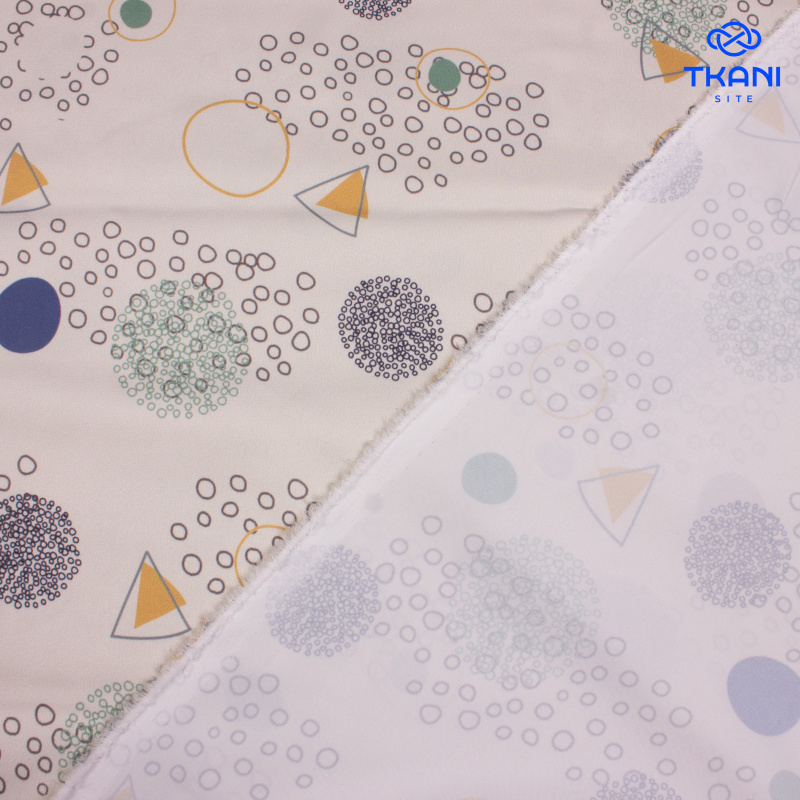 1455. Искусственный шелк. Армани. Цифровая печать.