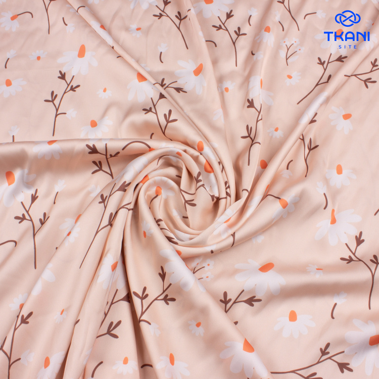 1456. Искусственный шелк. Армани. Цифровая печать. - фото 1